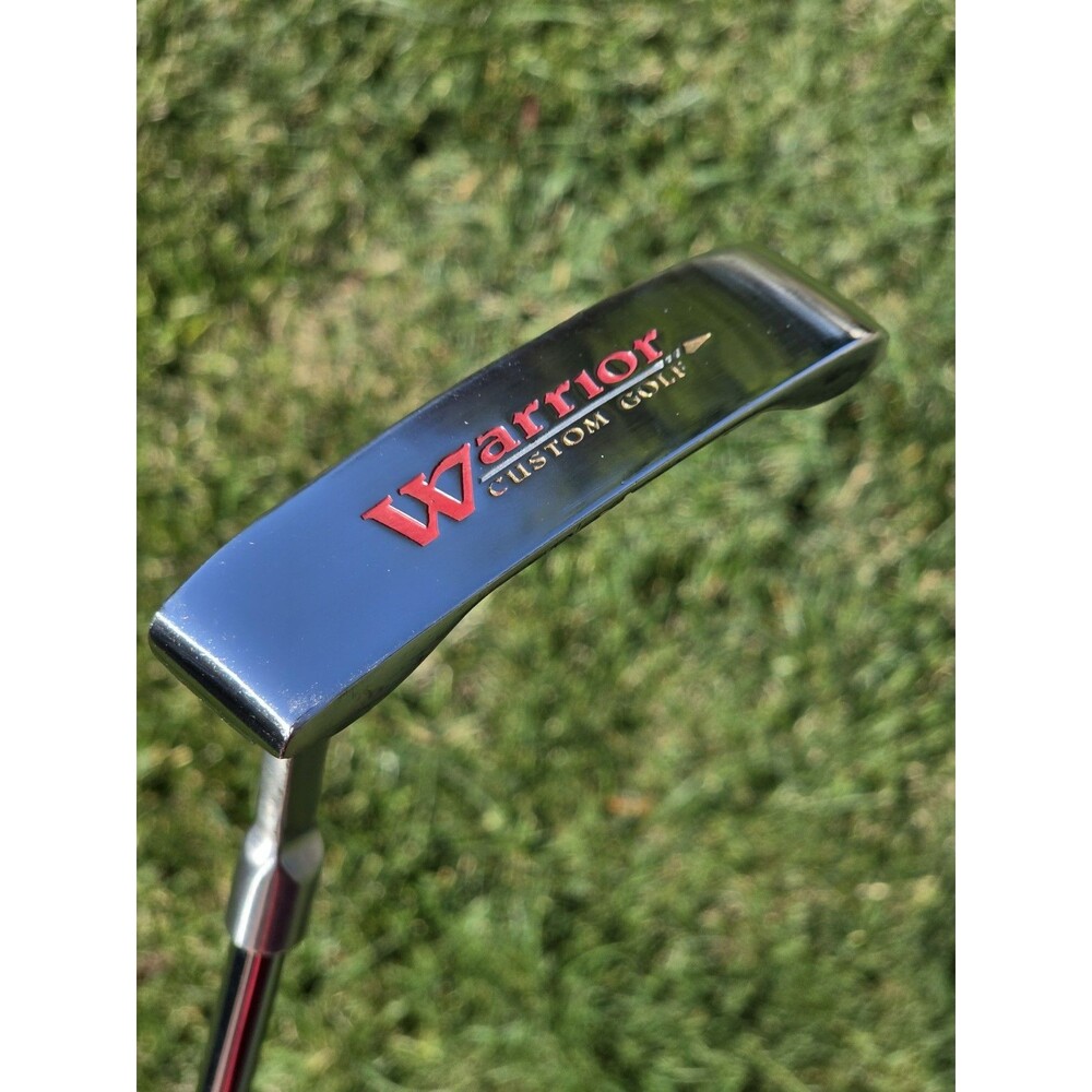 Warrior Custom Golf Putter Milled Face Steel Shaft Good Grip 35" LH Excellent!